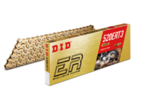 CATENA DID 520ERT3 (Gold & Gold) - Lunghezze: 114-116-118 maglie con giunto a clip (RJ) (SG-533031141)