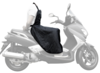 Coprigambe impermeabile per scooter con imbottitura in cotone.